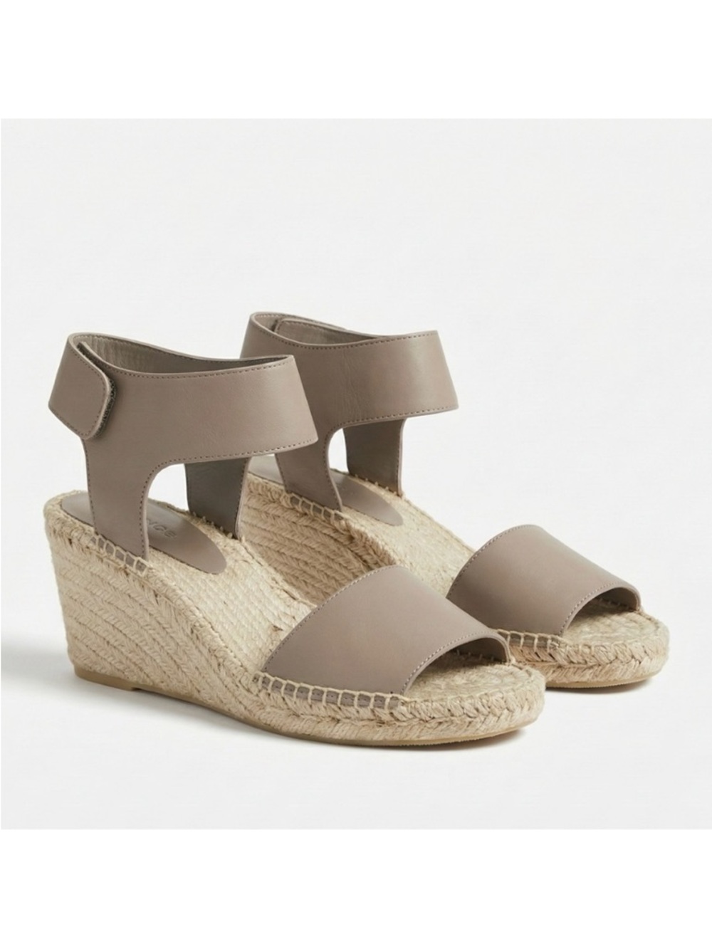 VINCE Tenison Black Suede Espadrille Platform Sandals Flatform 9 39